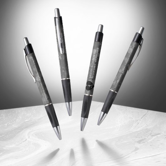 Elegante 4. Linen Hochzeitsfeier Kugelschreiber