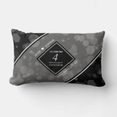 Elegante 4. Linen Hochzeitsfeier Lendenkissen (Vorderseite)