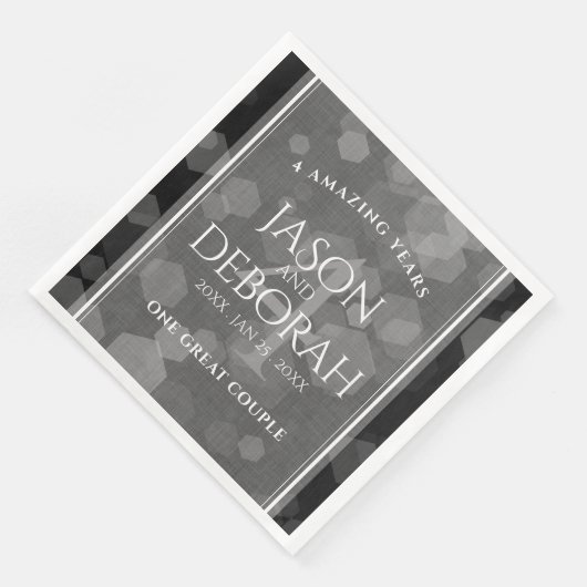 Elegante 4. Linen Hochzeitsfeier Serviette (Ecke)