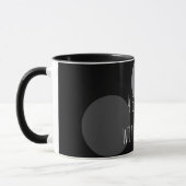 Elegante "4ever With You"-Typografie  Tasse (Links)