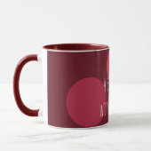 Elegante "4ever With You"-Typografie Tasse (Links)