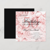 Elegante 50. Geburtstagsparty Rose Gold (Vorne/Hinten)