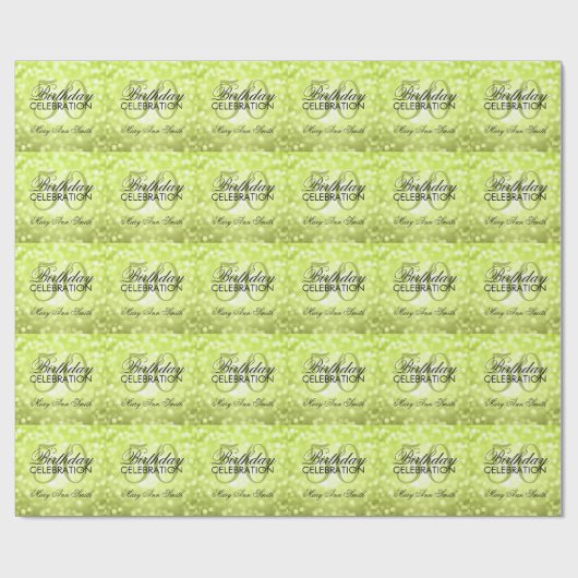 Elegante 50. geschenkpapier (Flach)