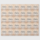 Elegante 50. geschenkpapier (Flach)