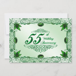 Elegante 55. 12x18 Einladung zum Hochzeitstag