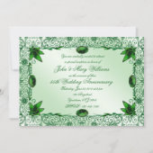 Elegante 55. 12x18 Einladung zum Hochzeitstag (Rückseite)