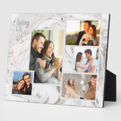 Elegante 5 Foto Collage Lounge Fotoplatte (Seite)