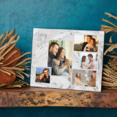 Elegante 5 Foto Collage Lounge Fotoplatte (Seite)