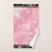 Elegante 5. Rose Quartz Hochzeitstag Badhandtuch Set (Handtuch)