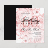 Elegante 60. Geburtstag Blumengoldblume Rose (Vorne/Hinten)