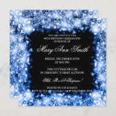 Elegante 60. Geburtstagsparty Einladung (Vorne/Hinten)