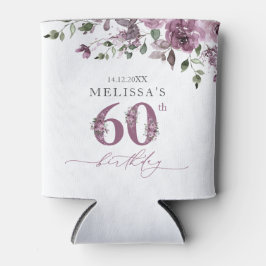 Elegante 60. Geburtstagsparty Lila Rose Dosenkühler