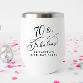 Elegante 70. Geburtstagsparty