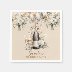 Elegante 70. Überraschung Geburtstagsparty Serviette