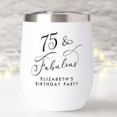 Elegante 75. Geburtstagsparty