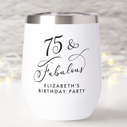 Elegante 75. Geburtstagsparty