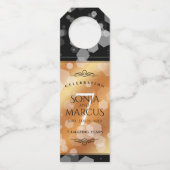 Elegante 7. Geburtstagsfeier der Kupferpresse Flaschenanhänger (Vorderseite)