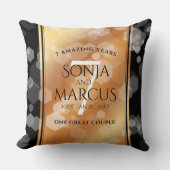 Elegante 7. Geburtstagsfeier der Kupferpresse Kissen (Vorderseite)