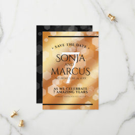 Elegante 7. Geburtstagsfeier der Kupferpresse Save The Date