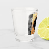 Elegante 7. Geburtstagsfeier der Kupferpresse Schnapsglas (Links)