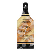 Elegante 7. Geburtstagsfeier der Kupferpresse Schneidebrett (Vorderseite)