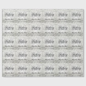 Elegante 80. geschenkpapier (Flach)