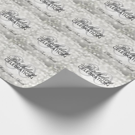 Elegante 80. geschenkpapier (Ecke)