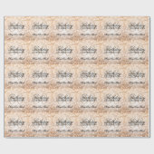 Elegante 80. geschenkpapier (Flach)