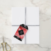Elegante 80. Ruby Hochzeitstag Jahrestagsfeier Geschenkanhänger (Mit Garn)