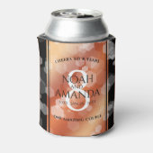 Elegante 8. Bronze Hochzeitstag Feier Dosenkühler (Kanne Rückseite)