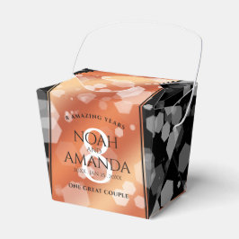 Elegante 8. Bronze Hochzeitstag Feier Geschenkschachtel