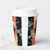 Elegante 8. Bronze Hochzeitstag Feier Pappbecher (Links)