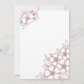 Elegante 90. Geburtstagsparty Einladung (Rückseite)