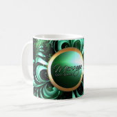 Elegante Abatract Art 2 Tasse (Vorderseite Links)