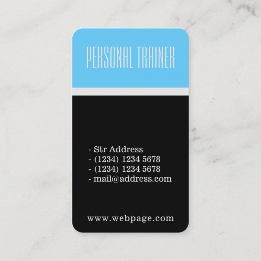 Elegante Abdeckung des modernen Spalteraumes Visitenkarte (Rückseite)