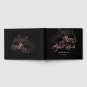 Elegante Abend Wedding Gästebuch (Voll)
