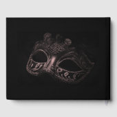 Elegante Abend Wedding Gästebuch (Rückseite)