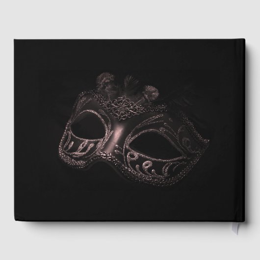 Elegante Abend Wedding Gästebuch (Rückseite)