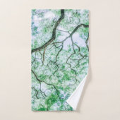 Elegante, aber sprichwörtliche Blätter und Zweige  Badhandtuch Set (Handtuch)