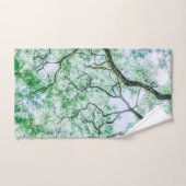 Elegante, aber sprichwörtliche Blätter und Zweige  Badhandtuch Set (Handtuch)