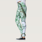 Elegante, aber sprichwörtliche Blätter und Zweige Leggings (Links)