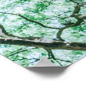 Elegante, aber sprichwörtliche Blätter und Zweige Poster (Ecke)