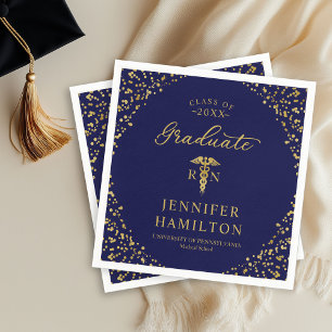 Elegante Abschlussfeier der Krankenpflegeschule in Serviette