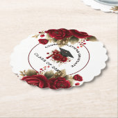 Elegante Abschlussfeier • Goldschrift Untersetzer (angewinkelt)