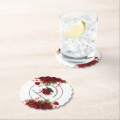 Elegante Abschlussfeier • Goldschrift Untersetzer (Vor Ort)