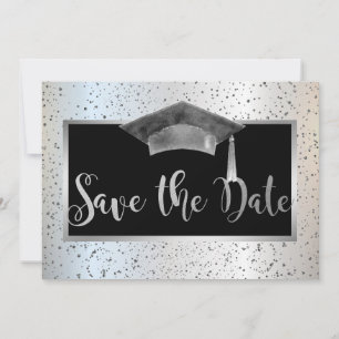 Elegante Abschlusskappe,Konfetti Save The Date