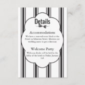 Elegante Abschlusskarte Begleitkarte (Vorderseite)