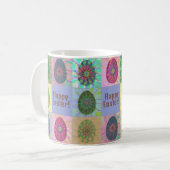 Elegante Abstrakt dekorative Eiersammlung Kaffeetasse (Vorderseite Links)