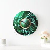 Elegante Abstrakte 2-Wall-Uhren und zahlreiche Opt Große Wanduhr (Zuhause)