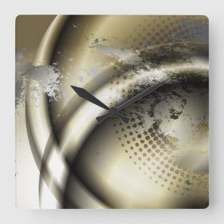 Elegante Abstrakte 3-Wall-Uhren und zahlreiche Opt Quadratische Wanduhr